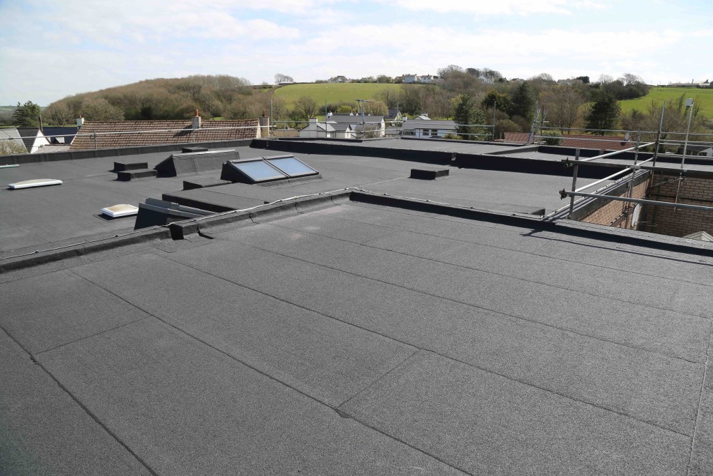ROCKWOOL recovery board installed at Llanfair School Roofing Cladding