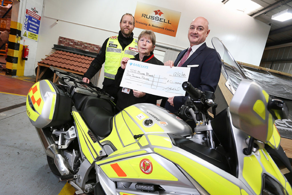 Blood Bikes will fly with latest £6k donation | Roofing ...