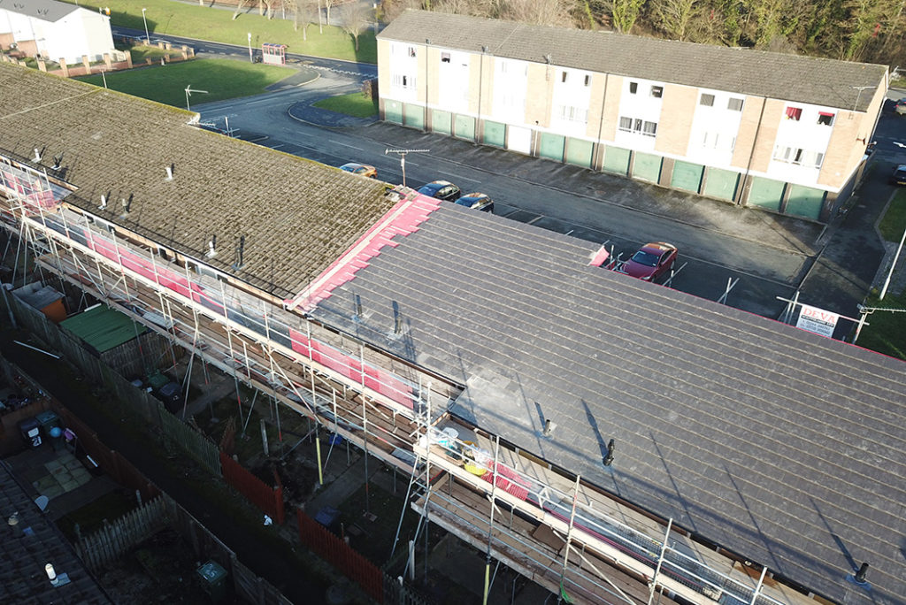 SBS delivers roofing & energy efficiency works in Wrexham Roofing