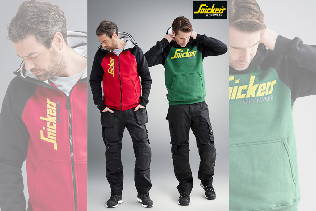 Snickers Workwear’s new Hoodies and Sweatshirts Roofing Cladding