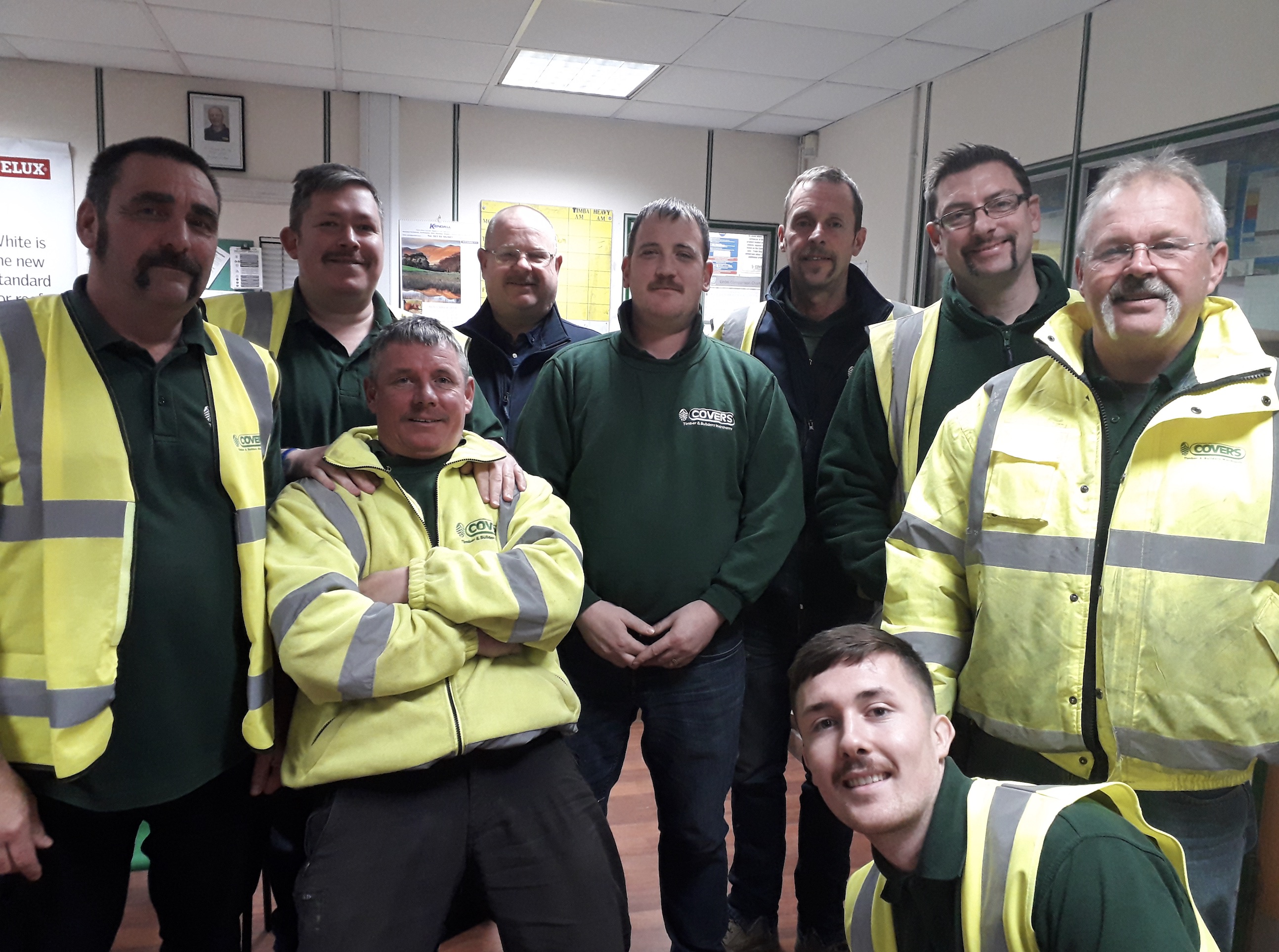 Covers Gosport raises £910 for men’s charity campaign Roofing