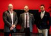 Left to right: Comhar Capital’s Craig Wilkinson, with TaperedPlus directors Robert Vass and Aman Chahal