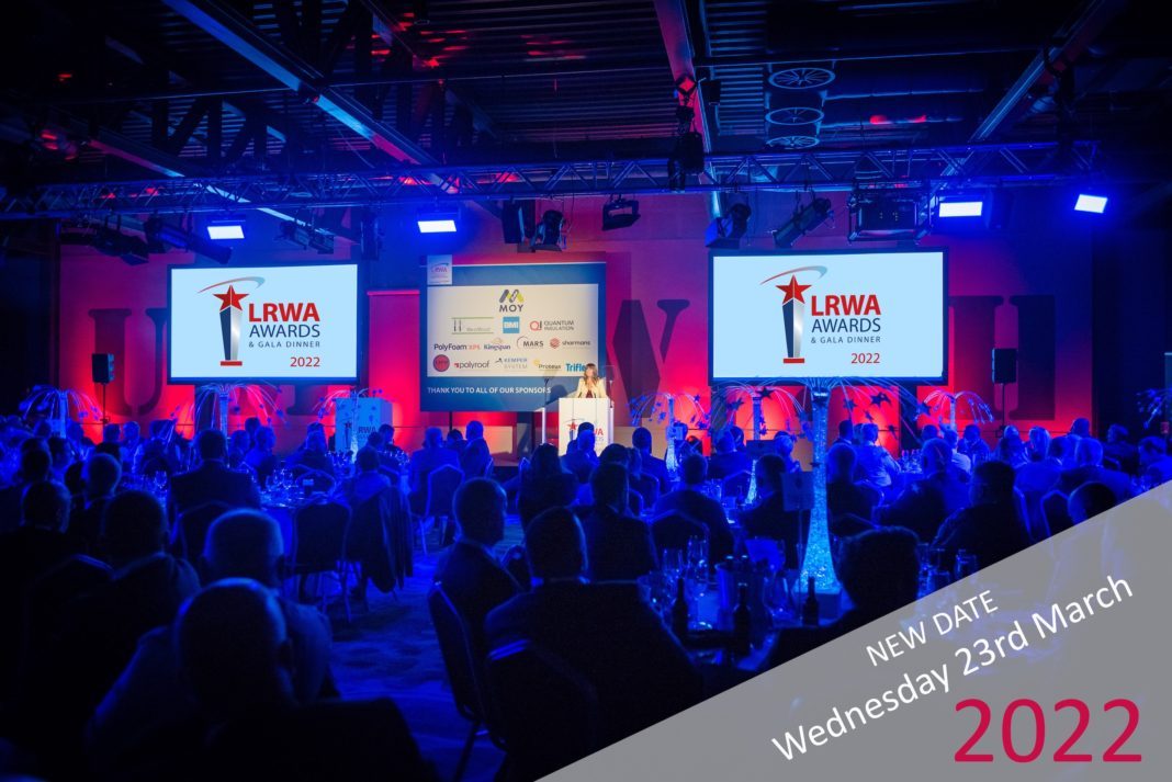 LRWA announces new date for its awards and gala dinner Roofing